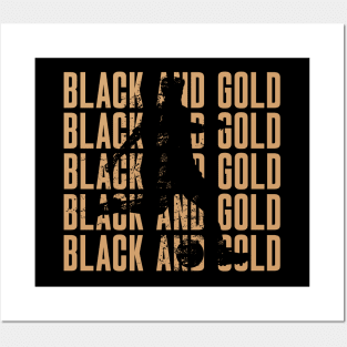 LAFC Black and Gold Soccer Player Posters and Art